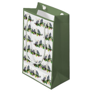 Pequeña Bolsa de regalo de loro gris africano