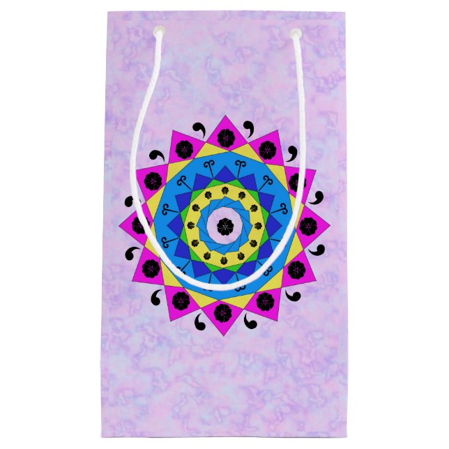 Pequeña Bolsa de regalo de Mandala (Anverso)