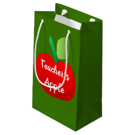 Pequeña Bolsa de regalo de manzana para maestros