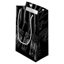 Pequeña Bolsa de regalo de máquina de escribir antigua par