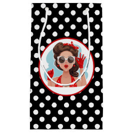 Pequeña Bolsa de regalo de mujer retro