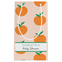 Pequeña bolsa de regalo de Naranja Cutie Baby Show