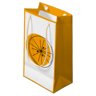 Pequeña Bolsa de regalo de Naranja de cítricos naranja peq