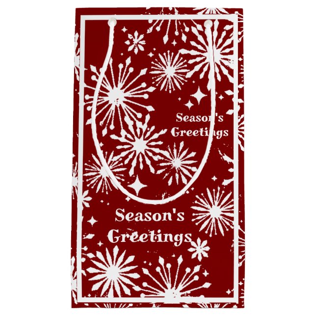 Pequeña Bolsa de regalo de Navidad (Anverso)