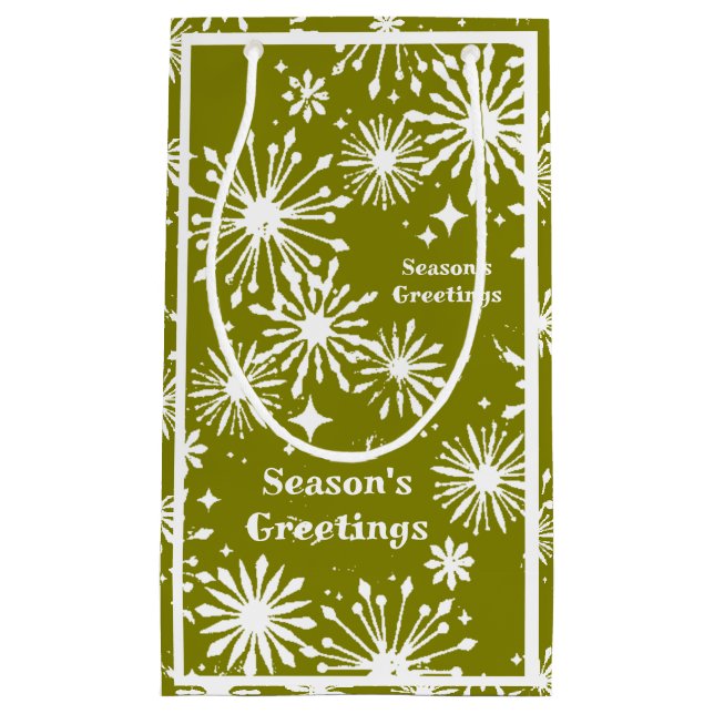 Pequeña Bolsa de regalo de Navidad (Anverso)