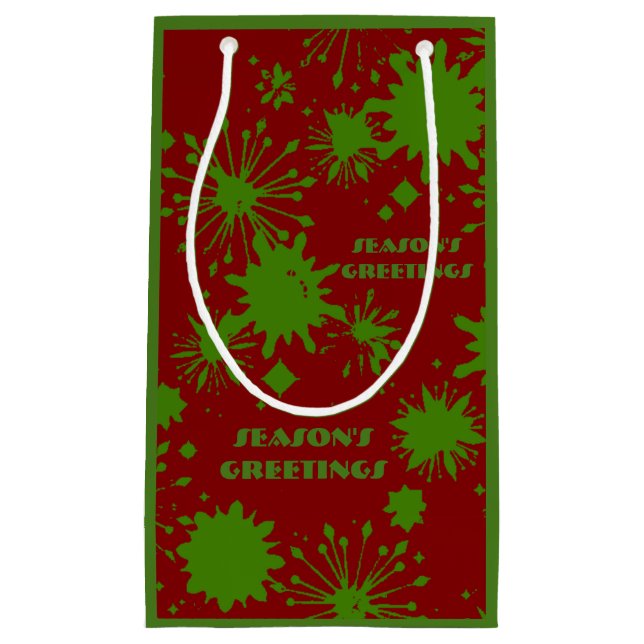 Pequeña Bolsa de regalo de Navidad (Anverso)