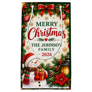 Pequeña Bolsa de regalo de Navidad personalizada – Navidad