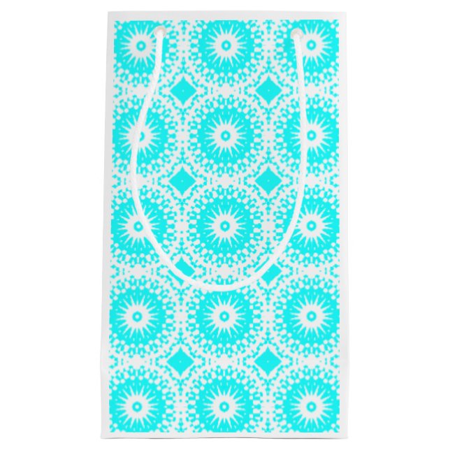 Pequeña Bolsa de regalo de nieve ecléctica (Anverso)