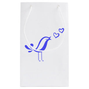 Pequeña Bolsa de regalo de pájaro cantante alegre