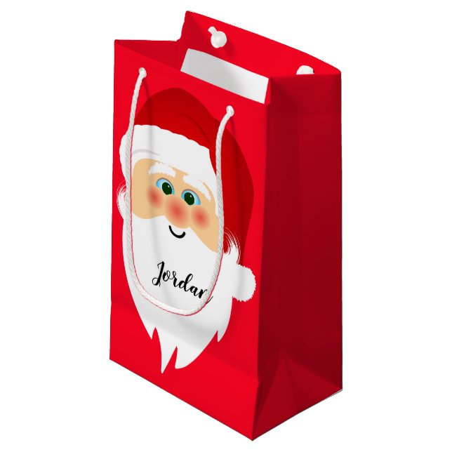 Pequeña Bolsa de regalo de Papá Noel (Angulo Anverso)