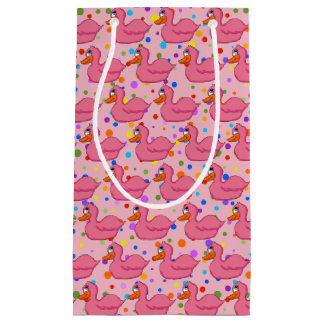 Pequeña Bolsa de regalo de pato rosa