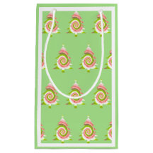 Bolsa de regalo de patrón de pino psicodélico