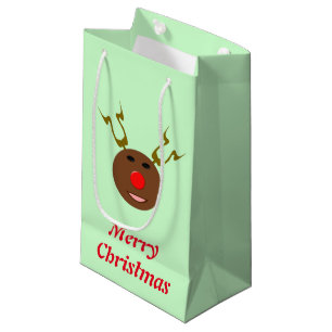 Pequeña Bolsa de regalo de Personalizado de renos para cib