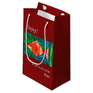 Pequeña Bolsa de regalo de pescado Naranja