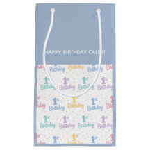 Bolsa de regalo de primer cumpleaños, Primer cumpl