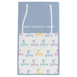 Pequeña Bolsa de regalo de primer cumpleaños, Primer cumpl
