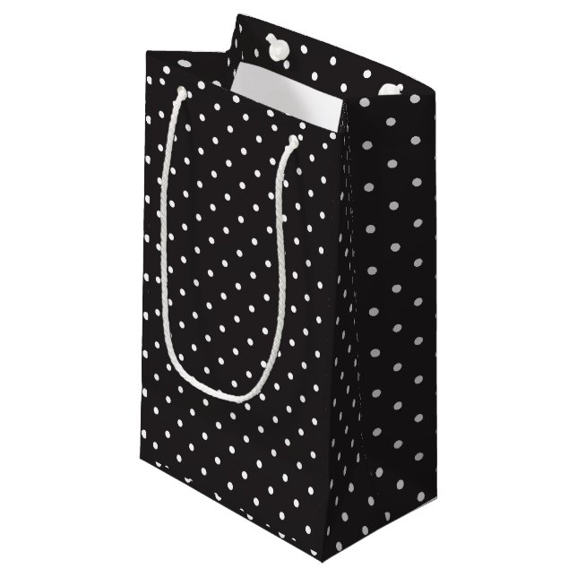 Pequeña Bolsa de regalo de punto de Polka (Angulo Anverso)