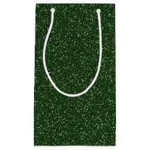 Bolsa de regalo de Purpurina de la espuma verde pr