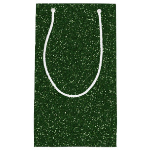 Pequeña Bolsa de regalo de Purpurina de la espuma verde pr