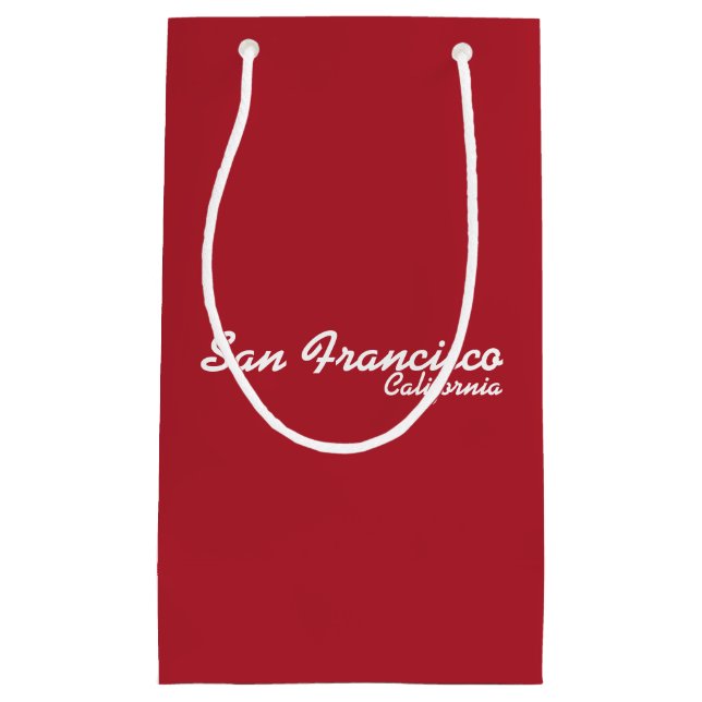 Pequeña Bolsa de regalo de San Francisco, California (Anverso)