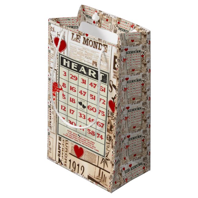 Pequeña Bolsa de regalo de San Valentín (Angulo Anverso)