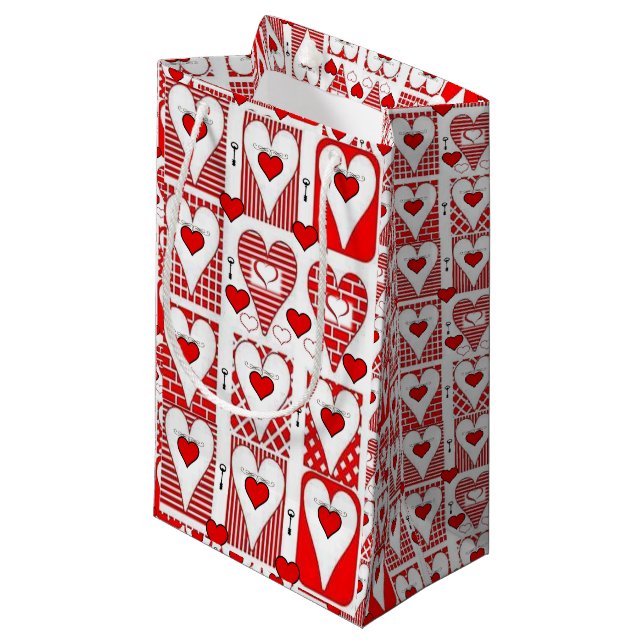 Pequeña Bolsa de regalo de San Valentín (Angulo Anverso)