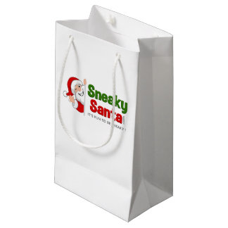 Pequeña bolsa de regalo de Santa Claus