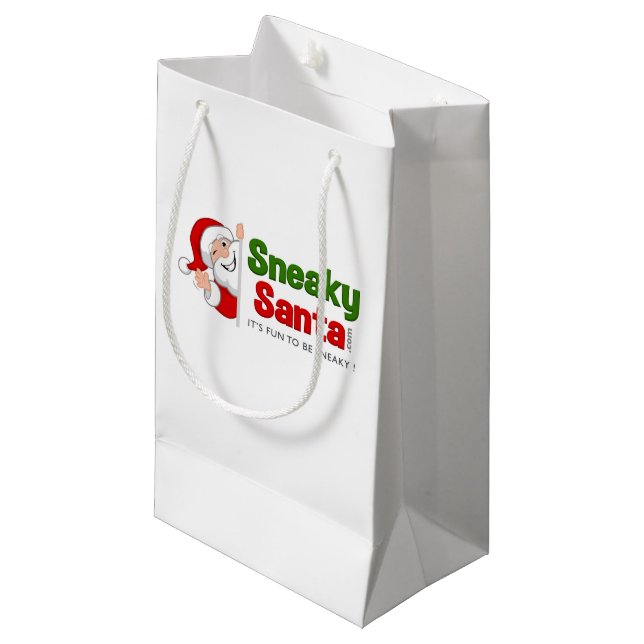 Pequeña bolsa de regalo de Santa Claus (Angulo Anverso)