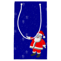 Bolsa de regalo de Santa Snow