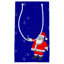 Pequeña Bolsa de regalo de Santa Snow