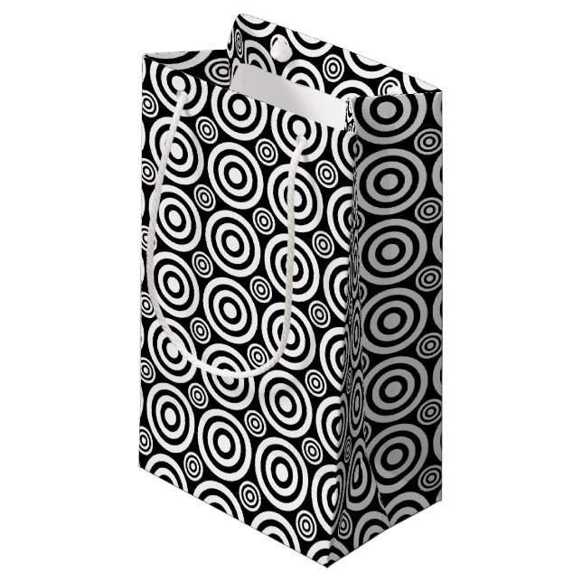 Pequeña BOLSA DE REGALO DE TORO S-Negro-Blanco (Angulo Anverso)