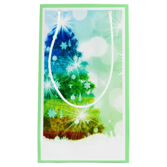 Pequeña Bolsa de regalo del árbol del arcoiris (Anverso)