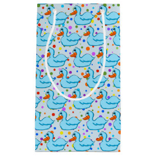 Pequeña Bolsa de regalo del pato azul