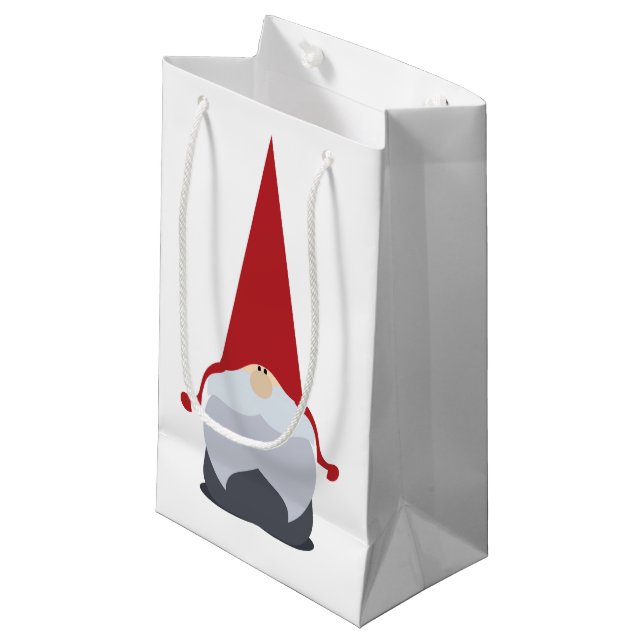 Pequeña Bolsa de regalo duende de Navidad (Angulo Anverso)