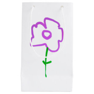PEQUEÑA BOLSA DE REGALO ESTILO DISEÑO FLORAL