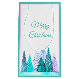 Pequeña Bolsa de Regalo Forestal (Turquesa)