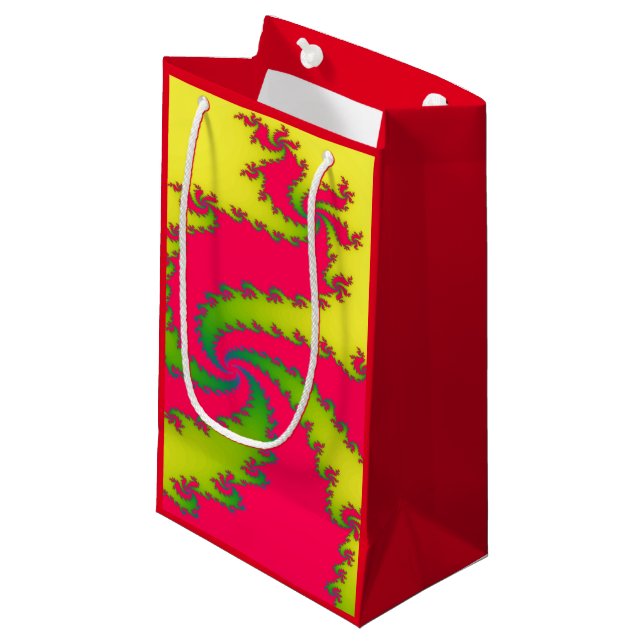Pequeña Bolsa de regalo fractal de dragón de Año Nuevo chi (Angulo Anverso)