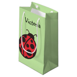 Pequeña Bolsa de regalo mariquita personalizada