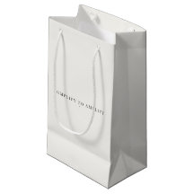Bolsa de regalo minimalista 'Simplificar para Ampl