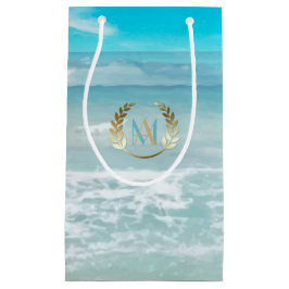 Pequeña Bolsa de regalo | Moderna playa geométrica de mono