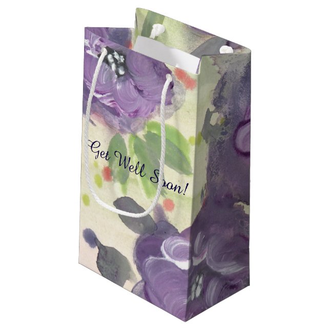 Pequeña Bolsa de regalo morada (Angulo reverso)
