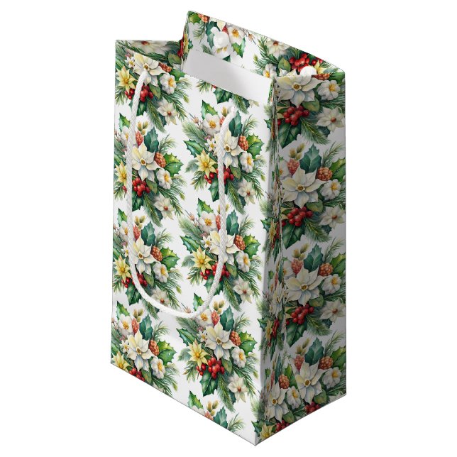 Pequeña Bolsa de regalo navideña (Angulo Anverso)