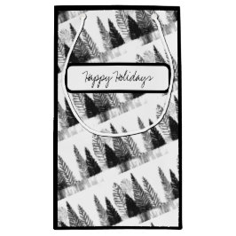 Pequeña Bolsa de regalo para bolsitas en blanco y negro