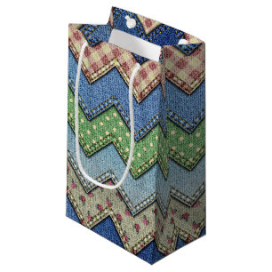 Pequeña Bolsa de regalo para el patrón de patchwork de los