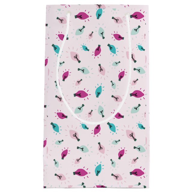 Pequeña bolsa de regalo para guiños rosados (Anverso)