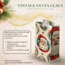 Pequeña Bolsa de regalo para los Navidades de Santa Claus