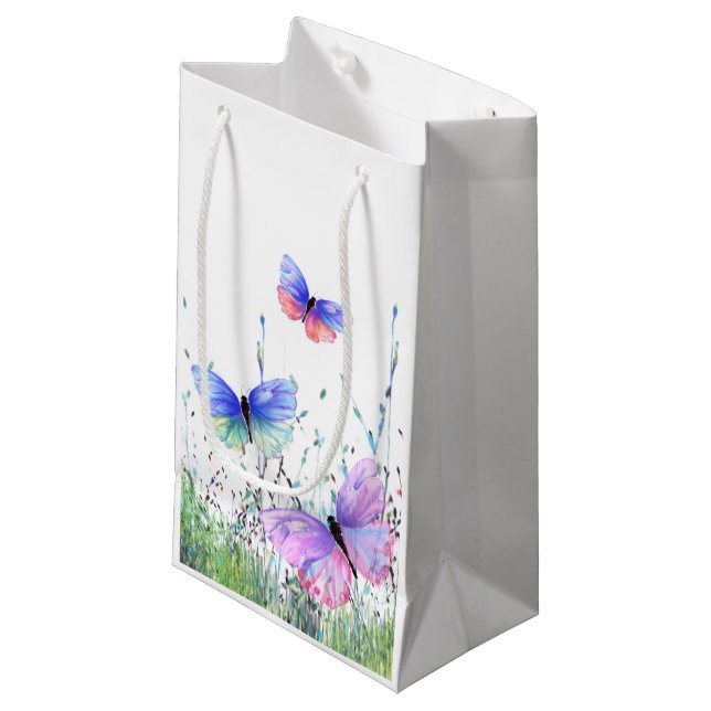 Pequeña Bolsa de regalo para mariposas voladoras (Angulo Anverso)