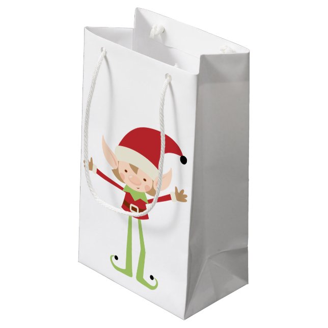 Pequeña Bolsa de regalo para navidades (Angulo reverso)