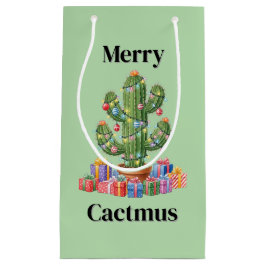 Pequeña Bolsa de regalo para navidades pequeños - Cactmus
