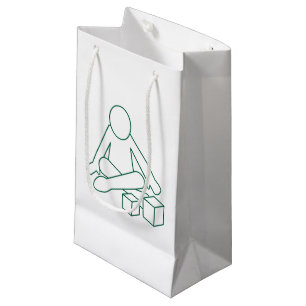 Pequeña Bolsa de regalo para niños con cubos